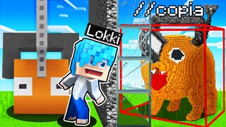 USO i CHEAT per COSTRUIRE POCHITA di CHAINSAW MAN su MINECRAFT ITA!!