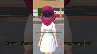 TUTORIAL PAKAI HELM SEKALIGUS HIJAB #sakuraschoolsimulator #sakura #shorts