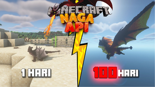 100 Hari Di Minecraft Tapi Kita Jadi Naga Api!! (Part 1)