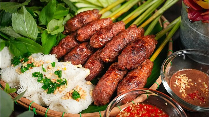 Phát hiện Nem Nướng làm từ nguyên liệu này ngon hơn cả bản gốc | Grilled Beef Sausages