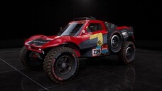 Car MD Optimus Evo 4 in Dakar Desert Rally. MD rallye sport