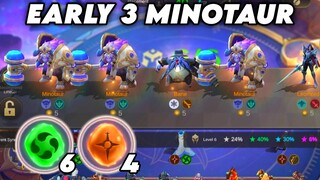 3 STAR MINOTAUR.!! ELEMENTALIST FORSAKEN COMBO.!! MAGIC CHESS MOBILE LEGENDS