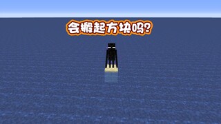 我的世界：末影人会搬走脚下的方块吗？