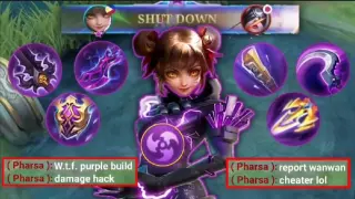 Pinakitaan ko ng purple build si pharsa! epic come back - King wanwan