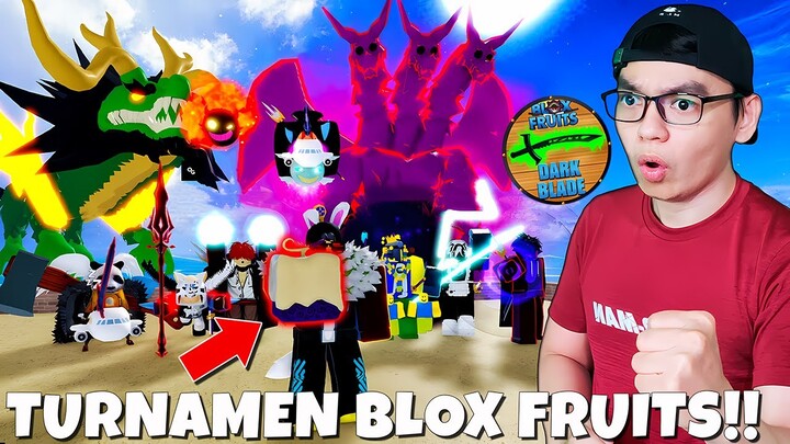 SERU!! Turnamen BLOX FRUIT Dapat DOUGH PERMANENT & DARK BLADE 🔥🔥🔥