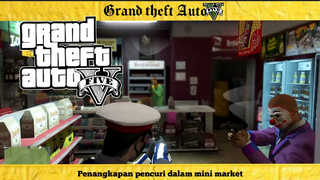 Penangkapan maling dalam mini market
