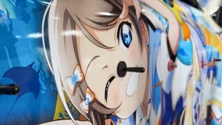 This pain car pays tribute to the ten years of youth that Aqours and I have spent together!