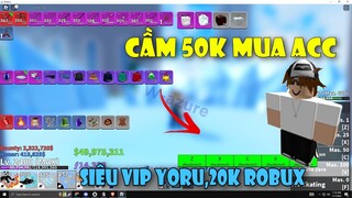Blox fruits | Thử Thách Cầm 50k Mua Acc Có Mochi V2 Và 20k Robux Cho Các Bạn