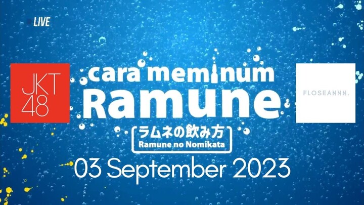 FULL VIDEO SHOWROOM CARA MEMINUM RAMUNE + SENTANSAI GRACIA #JKT48 - 03 September 2023