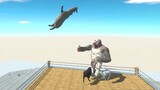 SUPER BOXER GORO In Ring on Raptor Pyramid - Animal Revolt Battle Simulator