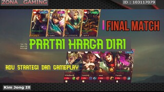 Partai Penting {Final Match} Adu strategi dan Gameplay