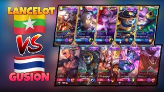 Myanmar vs Thailand National Arena | Gusion or Lancelot? FACEOFF! | Mobile Legends