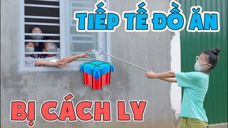 Tiếp Tế Đồ Ăn CHo Uyên Linh Phú Bị Cách Ly