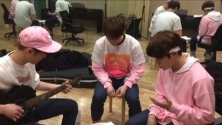 Rough (Gfriend) Cover by Astro Mj, Sanha, Moonbin Part 1