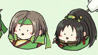 [Dynasty Warriors•Handwritten] Shu Han Dumpling Family (cute and sweet style, full of sugar