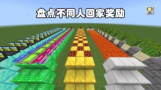 Minecraft: Check out the rewards for different people returning home