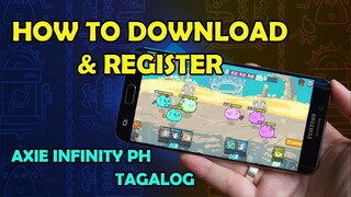 Axie Infinity Download and Registration in Mobile Phone (Tagalog)