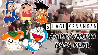 5 lagu kenangan anime/kartun dalam 1 video