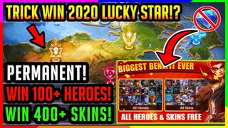 TRICK! HOW TO WIN ALL SKINS AND HEROES FOR FREE IN 2020 LUCKY STAR EVENT | MLBB