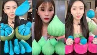 Thánh Ăn Đá Ăn Đá Lạnh Màu Sắc Hình Dạng Bất Thường Thú Vị - ASMR Ice Crunchy Eating sound#179