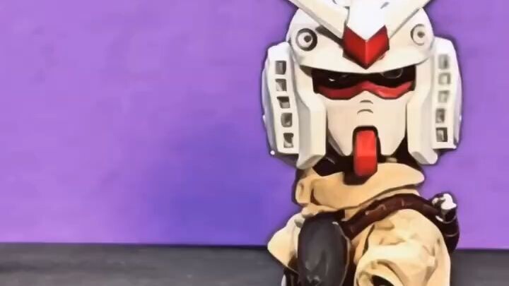 古古变成“高达”了？！😂 | Grogu Became Grogundam | 定格动画
