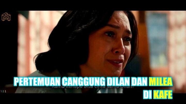 Pertemuan Canggung Dilan dan Milea di Kafe