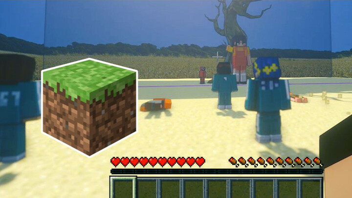 [Game][Remix]Reduksi 1:1 dari <Squid Game> dalam Minecraft