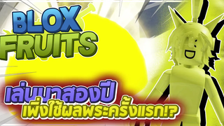 Roblox Blox Fruits ซื้อผลพระถาวรจาก Lawabux ฟาร์มตบบอสเวลสูงสุดให้ดู! (เล่นมาสองปีเพิ่งได้ใช้!!)