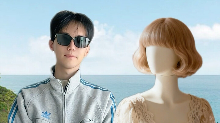 The male celebrity says no with his mouth, but his body betrays him.