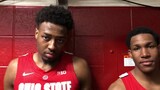 Andre Wesson and C.J. Jackson discuss Wesson’s game-winning dunk at Indiana