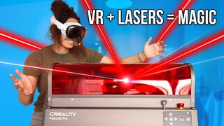 VR Laser Cutting with Creality Falcon2 Pro?!