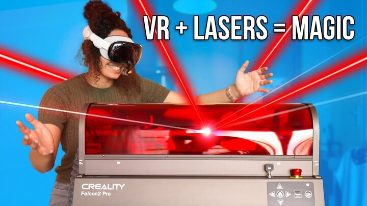 VR Laser Cutting with Creality Falcon2 Pro?!