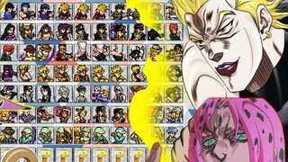 【MUGEN】The latest version of "JOJO All-Stars" exquisite integration of small characters for sharing 