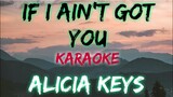 IF I AIN'T GOT YOU - ALICIA KEYS (KARAOKE VERSION)