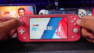 NBA 2K22 on Nintendo Switch Lite