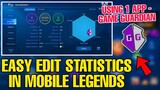 How To Edit Mobile Legends Statistics (SAVAGE ) Using Gameguardian
