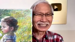 [Grandpa Shibazaki] Drawing experience｜Using crayons from 30 years ago to make a piece of work~ A li