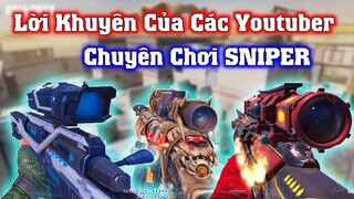 Call of Duty Mobile |Lắng Nghe Cách Để Chơi Sniper Của Youtuber Nước Ngoài Để Trở Lên Tốt Hơn