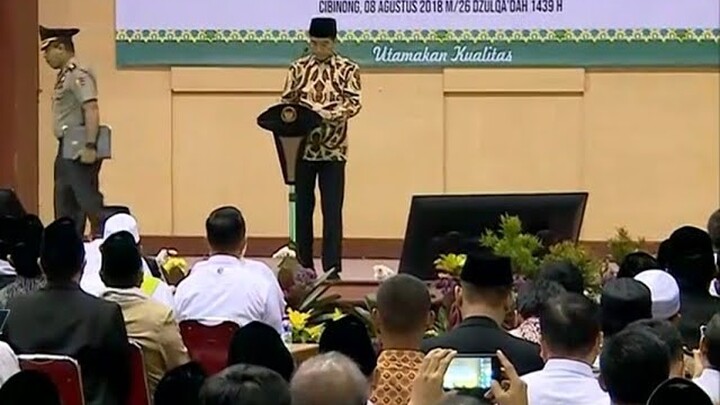 Presiden Bantah Terkait Fitnah Dirinya di Hadapan Ulama