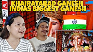 Khairatabad Ganesh | Indians Biggest Ganesh | Filipino Couple React