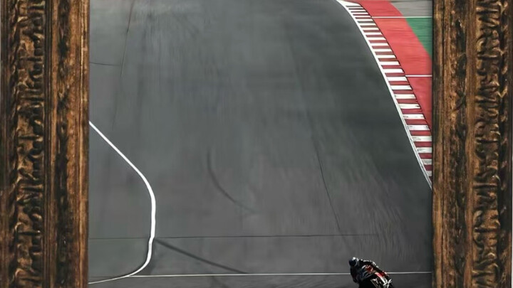World-famous painting “Four-Second Vacuum Zone” #ZhangXueMotorcycle #WSBK#ZhangXueMotorcycleReachesW