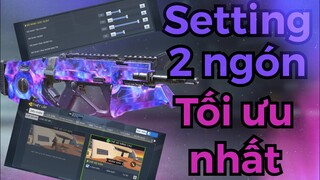 Cách setting 2 ngón tốt nhất | call of duty mobile