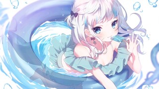 (gura beauty picture 35) gura 10 seconds without heartbeat challenge but bitter version