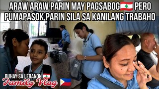 ARAW ARAW PARIN NA MAY PAGSABOG PERO  PUMAPASOK PARIN MGA TAO SA KANILANG TRABAHO