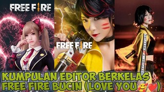 kumpulan editor berkelas free fire,ff bucin jatuh cinta pandangan pertama viral terbaru caroline ff