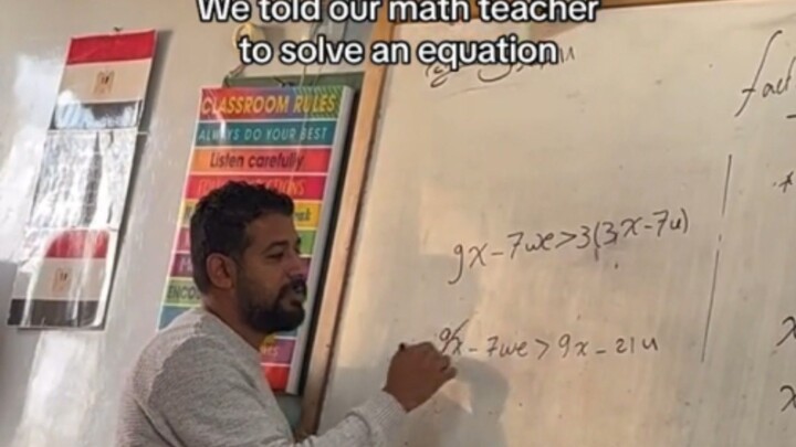 Valentine's prank on Math teacher