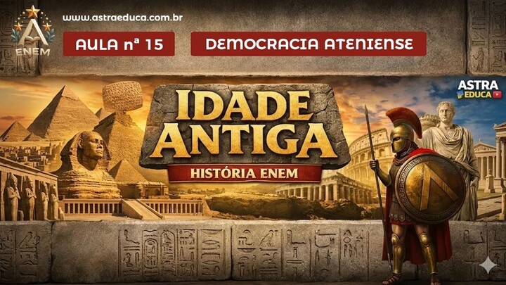 📖 História para o ENEM - Idade Antiga - Aula 15 | Como Funcionava a Democracia Grega 🧠