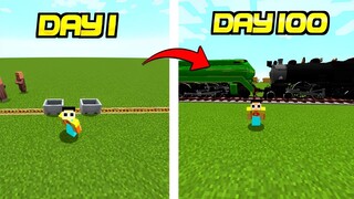 Minecraft, But there are Realistic Indian TRAINS #2 || Working Train Station in Minecraft