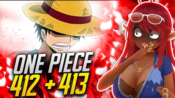 FIGHTING AND HAKI!! | One Piece Episode 412/413 Reaction