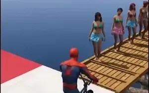 ความร้อนของแสงแดดยังไม่ระอุเท่าเงินในกระเป๋าเลย spiderman